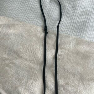 Bandolier brand thin Black Leather Strap adjustable